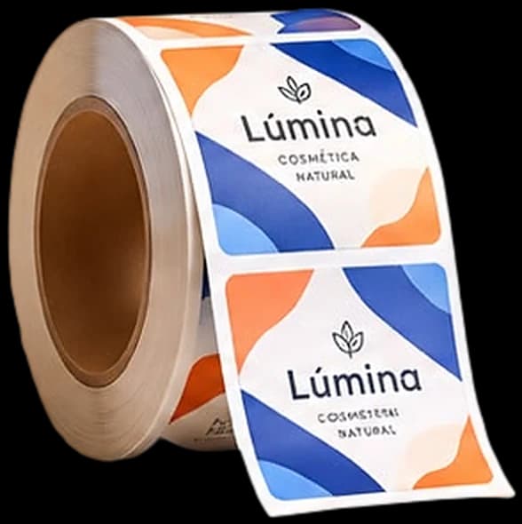 Rollo de etiquetas Lúmina impresas en la HP Indigo 6K+ de NimboPack